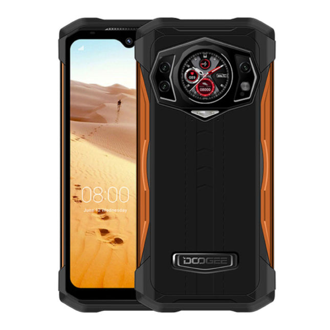 S98 Smartphone Outdoor Oranje - Octa Core - 8 GB RAM - 256 GB Opslag - 64 MP Camera - 6000mAh Batterij