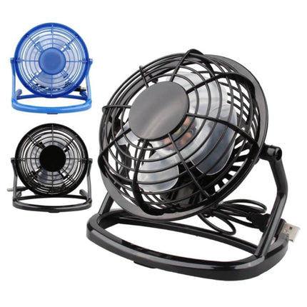 Oplaadbare Draagbare Ventilator - Handventilator 2500RPM Blauw