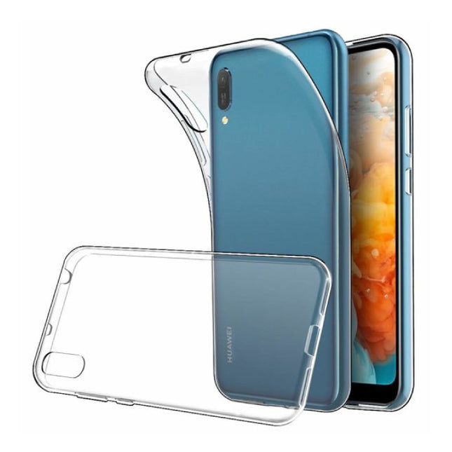 Huawei Y5 2019 Transparant Clear Case Cover Silicone TPU Hoesje 
