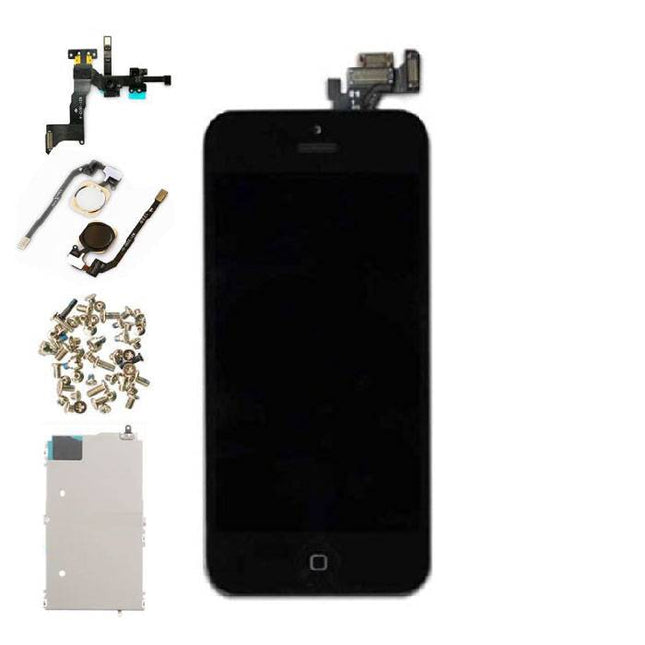 iPhone 5 Voorgemonteerd Scherm (Touchscreen + LCD + Onderdelen) AAA+ Kwaliteit - Zwart + Gereedschap