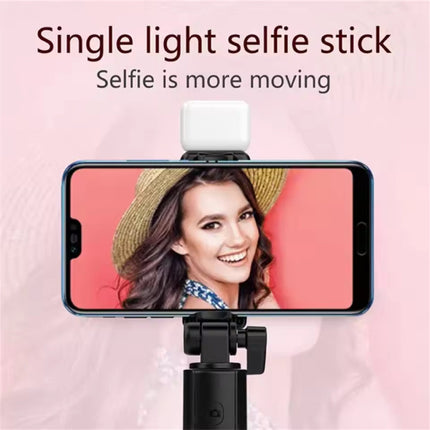 Intrekbare Selfie Stick - Smartphone Vlog Tripod Statief Selfiestick - Wit