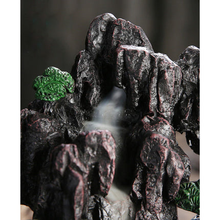 Aromatherapie Sier Wierookbrander Waterval Terugstromen - Backflow Incense Burner Feng Shui Decor Hars Ornament