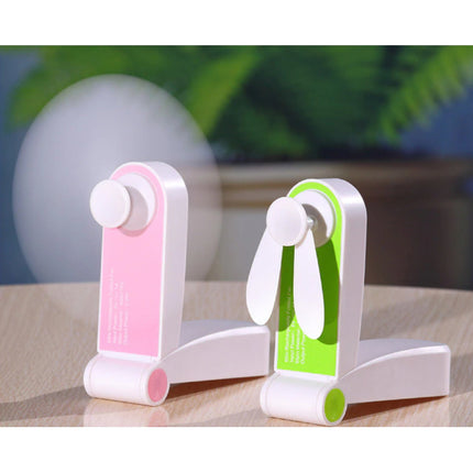 C28 Oplaadbare Draagbare Ventilator - Handventilator Op Batterij Roze