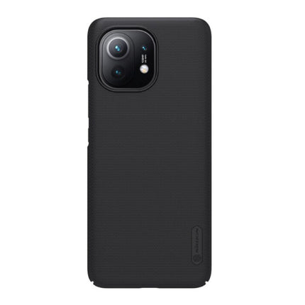 Xiaomi Mi 11 Frosted Shield Hoesje - Shockproof Case Cover Cas Zwart