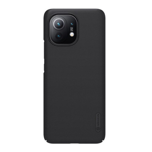 Xiaomi Mi 11 Frosted Shield Hoesje - Shockproof Case Cover Cas Zwart