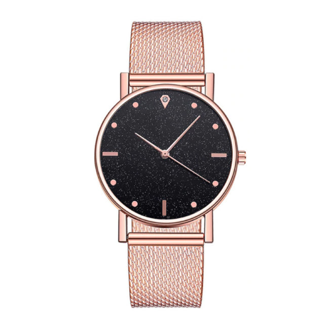 Horloge Kwarts Dames - Luxe Anoloog Uurwerk voor Vrouwen