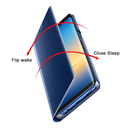 Xiaomi Redmi Note 9 Smart Spiegel Flip Case Cover Hoesje Paars