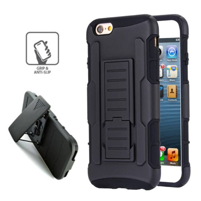 iPhone 8 Future Armor Hard Case Cover Cas Hoesje Zwart