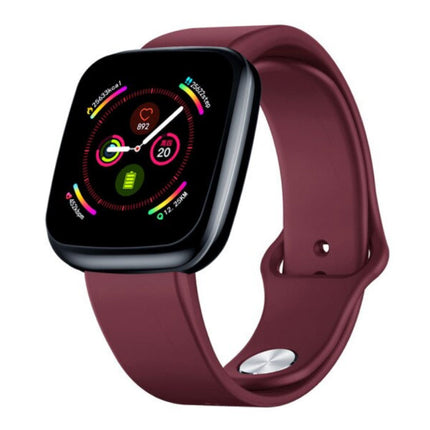 Crystal 3 Smartwatch Smartband Smartphone Fitness Sport Activity Tracker Horloge IPS iOS Android iPhone Samsung Huawei Rood