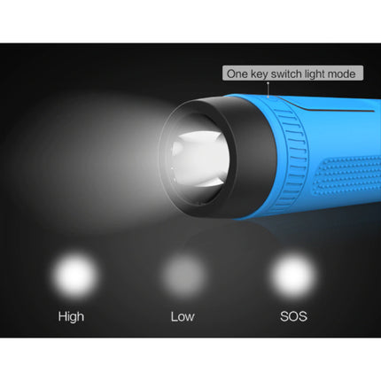 S1 Draadloze Luidspreker met Zaklamp voor Fiets - Soundbar Wireless Bluetooth 5.0 Speaker Box Blauw