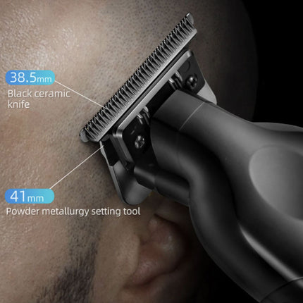KM-2299 Scheerapparaat - Elektrsiche Baard Trimmer Draadloos Scheermachine Tondeuse - Zwart