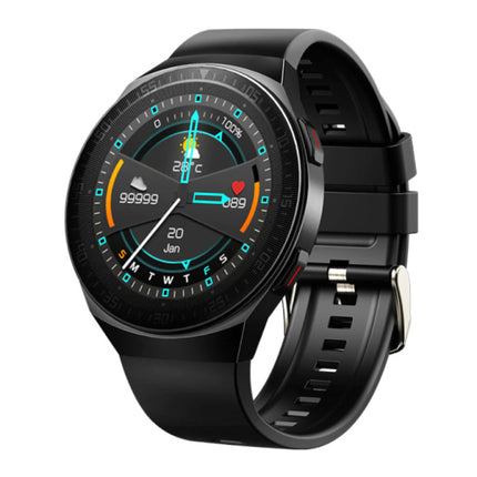 MT-3 Smartwatch met Luidspreker en Hartslagmonitor -  Fitness Sport Activity Tracker Silica Gel Bandje Horloge iOS Android Zwart