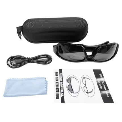Zonnebril Camcorder - Camera DVR Video Recorder Glasses HD 1080p  - Zwart