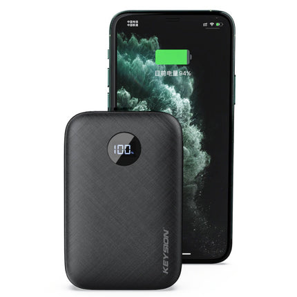 Powerbank met PD Poort 10.000mAh Triple 3x USB Poort  - LED Display Externe Noodaccu Batterij Oplader Charger Wit