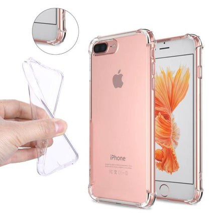iPhone 8 Plus Transparant Clear Bumper Case Cover Silicone TPU Hoesje Anti-Shock 
