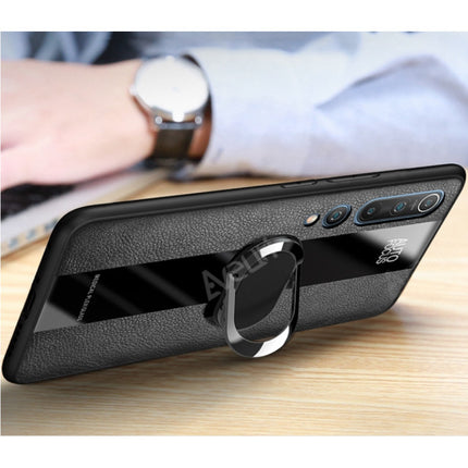 Xiaomi Mi 8 Leren Hoesje  - Magnetische Case Cover Cas Blauw + Kickstand