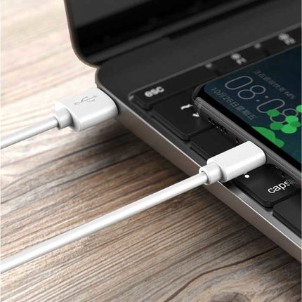 USB-C Oplaadkabel 2 Meter - 6A/66W Snelladen Oplader Data Kabel Wit