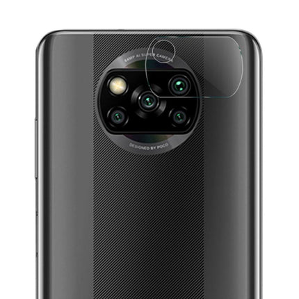 3-Pack Xiaomi Poco X3 Pro Tempered Glass Camera Lens Cover - Shockproof Film Case Bescherming