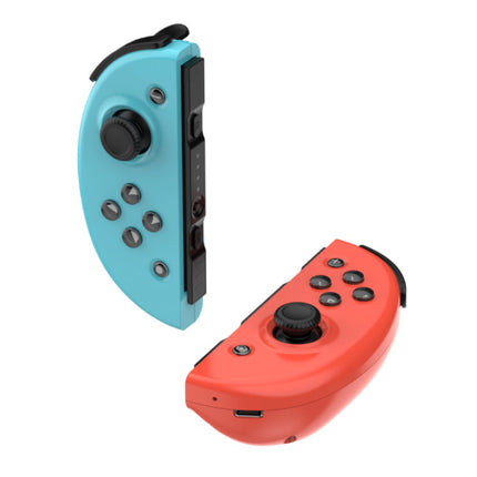 Gaming Controller voor Nintendo Switch - NS Bluetooth Gamepad Joy Pad met Vibratie Blauw-Rood