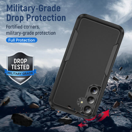 Samsung Galaxy S21 Ultra Armor Hoesje - Militaire Kwaliteit PC + TPU Cover - Marineblauw
