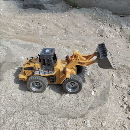 RC Graafmachine Tractor met Afstandsbediening - Bestuurbaar Speelgoed Machine op 1:18 Schaal Radiografisch Metaallegering