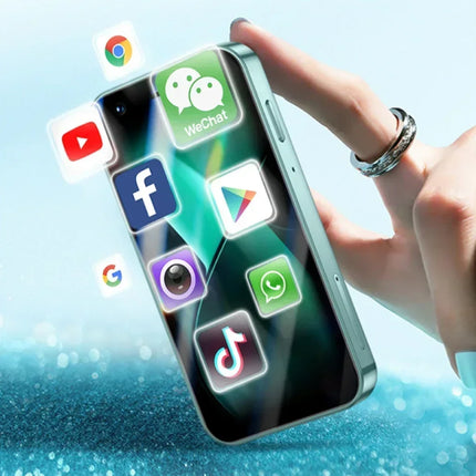 P70 Pro Max Mini Smartphone - 1 GB RAM - 16 GB Opslag - 2 MP Camera - 2000mAh Batterij - Groen