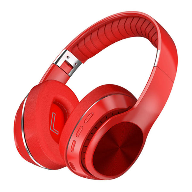 VJ320 Draadloze Koptelefoon met Microfoon - Bluetooth 5.0 Stereo Studio Headset Rood