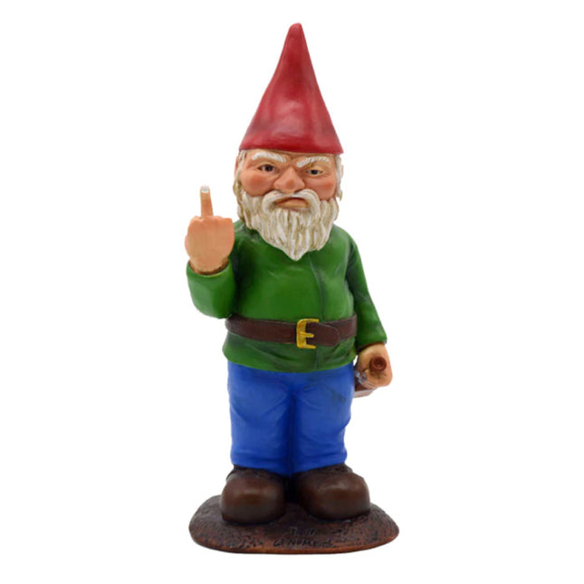 Ondeugende Tuinkabouter - Decor Standbeeld Ornament Hars Tuin Bureau