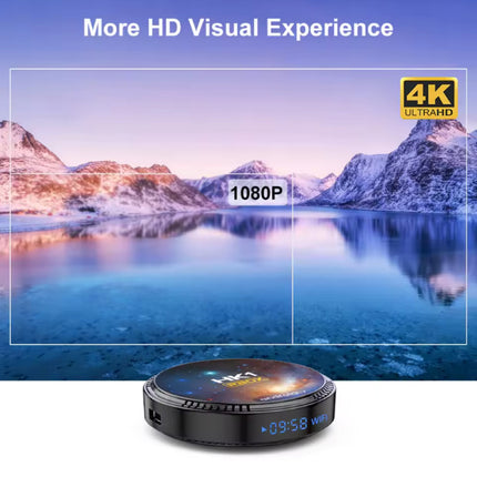 HK1 RBOX TV Box - Mediaspeler Android Kodi 4K - 4GB RAM - 32GB Opslagruimte
