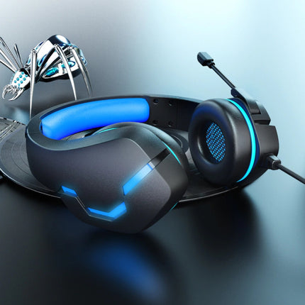 Stereo Gaming Koptelefoon voor Playstation 4 en 5 / Xbox / PC - Headset Headphones met Microfoon Blauw