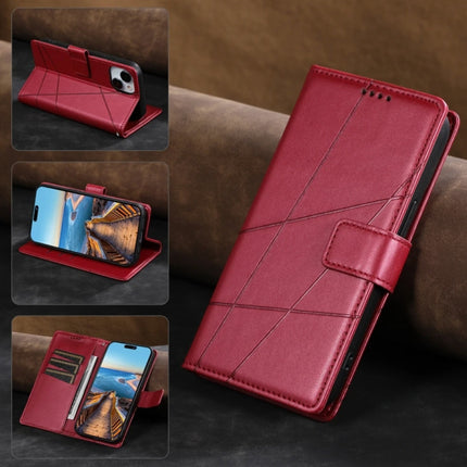 Samsung Galaxy M14 (5G) Flip Case Portefeuille - Wallet Cover Leer Hoesje - Rood