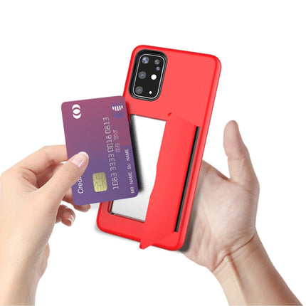 Samsung Galaxy Note 10 - Wallet Card Slot Cover Case Hoesje Business Paars