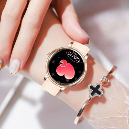 Fashion Smartwatch voor Vrouwen - Fitness Sport Activity Tracker Smartphone Horloge iOS Android - Goud