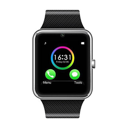 Originele GT08 Smartwatch Smartphone Fitness Sport Activity Tracker Horloge OLED Android iOS iPhone Samsung Huawei Zilver
