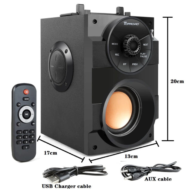 A100 Draadloze Speaker - 11W Luidspreker Wireless Bluetooth 5.0 Soundbar Box Zwart