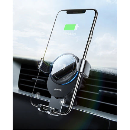 Qi Draadloze Autolader 15W - Quick Charge 3.0 - Dashboard Stand Oplader Universeel Wireless Car Charging Pad Zwart
