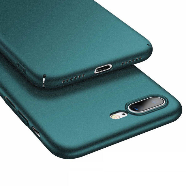 iPhone 8 Plus Ultra Dun Hoesje - Hard Matte Case Cover Groen