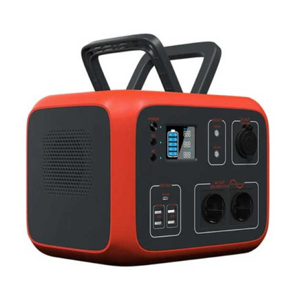 500Wh/300W Oplaadstation - AC/DC Generator Solar Batterij Oplader Zwart