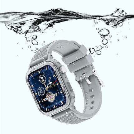 M41 Smartwatch Siliconen Bandje Fitness Sport Activity Tracker Horloge Android iOS Grijs