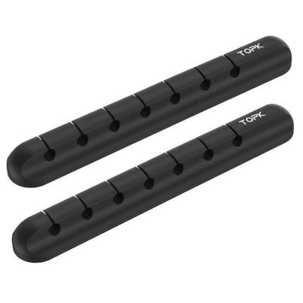 2-Pack Zelfklevende Kabelclips - 7 Clips Kabelbinder Kabelklemmen Kabel Houder Organisatie Cable Organiser