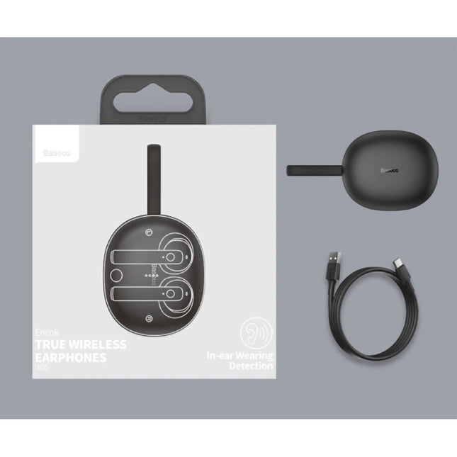 W05 Draadloze Oortjes - Qi Draadloos Opladen - True Touch Control TWS Bluetooth 5.0 Earphones Earbuds Oortelefoon Zwart