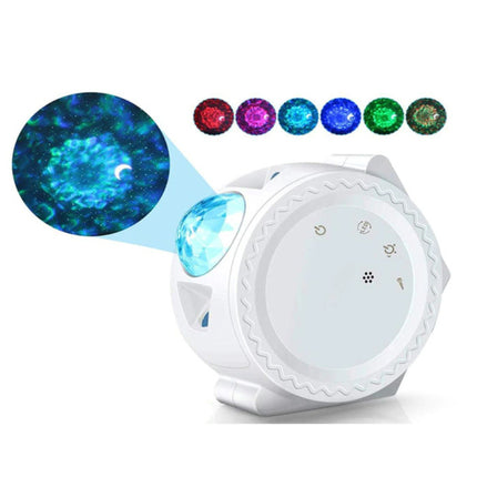 Sterren Projector - Bluetooth Sterrenhemel Muziek Sfeerlamp Tafellamp Wit