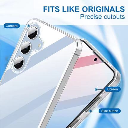 Samsung Galaxy A14 (5G) Full Body 360° Hoesje - Transparant TPU Silicone Case + PET Screenprotector