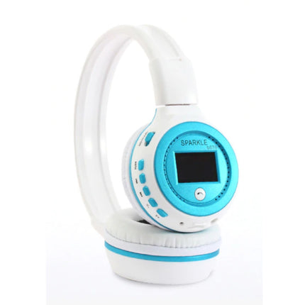 B570 Draadloze Koptelefoon met LED Display en FM Radio - Bluetooth 5.0 Wireless Headphones Stereo Studio Blauw