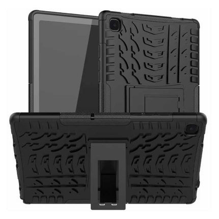 Samsung Galaxy Tab A7 (10.4") Shockproof Cover met Kickstand - Multifunctioneel Hoesje Case Wit