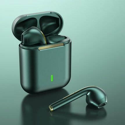 J18 Draadloze Oortjes - True Touch Control TWS Oordopjes Bluetooth 5.0  Wireless Ear Buds Earphones Oortelefoon Groen