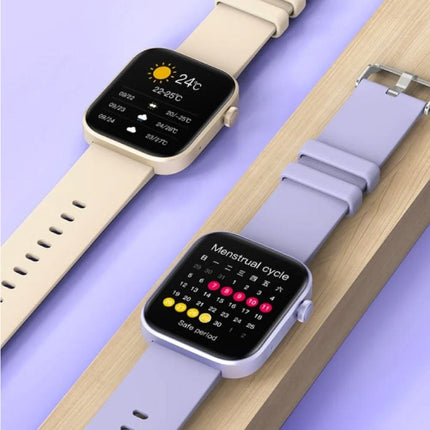 P71 Smartwatch - Siliconen Bandje - Fitness Sport Activity Tracker Horloge Goud