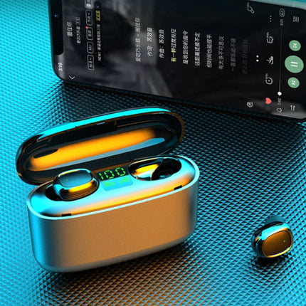 TWS Draadloze Oortjes met Powerbank 3500mAh - Smart Touch Control Bluetooth 5.0 Ear Wireless Buds Earphones Earbuds Oortelefoon Wit