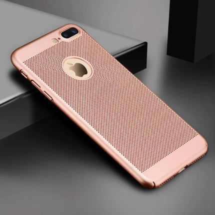 iPhone 7 Plus - Ultra Slanke Case Warmteafvoer Cover Cas Hoesje Rose Gold