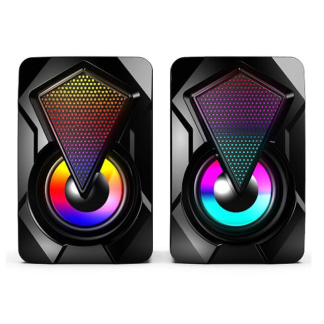 X2 Home Stereo Luidsprekers - Speaker Soundbar Luidspreker Box Zwart
